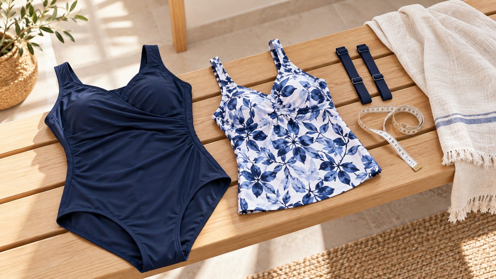 Testing swimwear fit and proportions